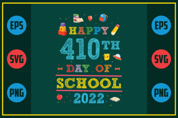 Happy 410th Day of School 2022 Embroidery Design Review